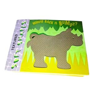 VTG Rare 2000 "Whose Back is Bumpy" Textured Sensory Soft Shapes Kate Davis